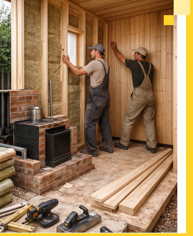 Строительство и установка дачных саун под ключ в Назарове