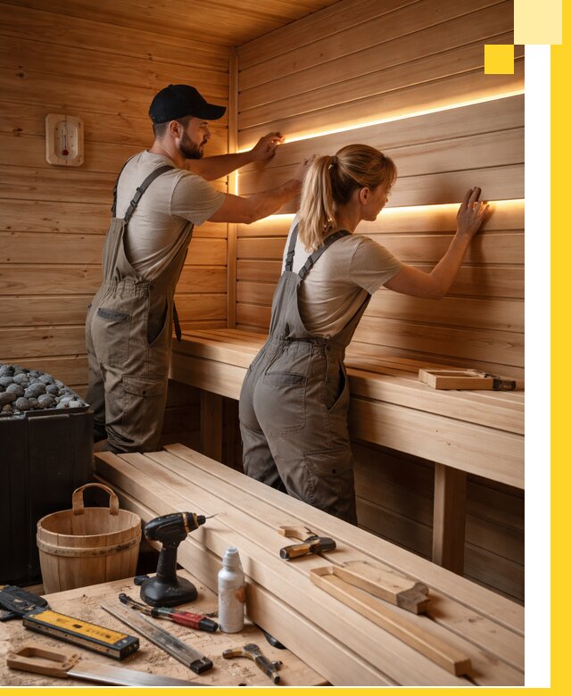 Дизайн саун и бань под ключ с индивидуальным проектом в Назарове