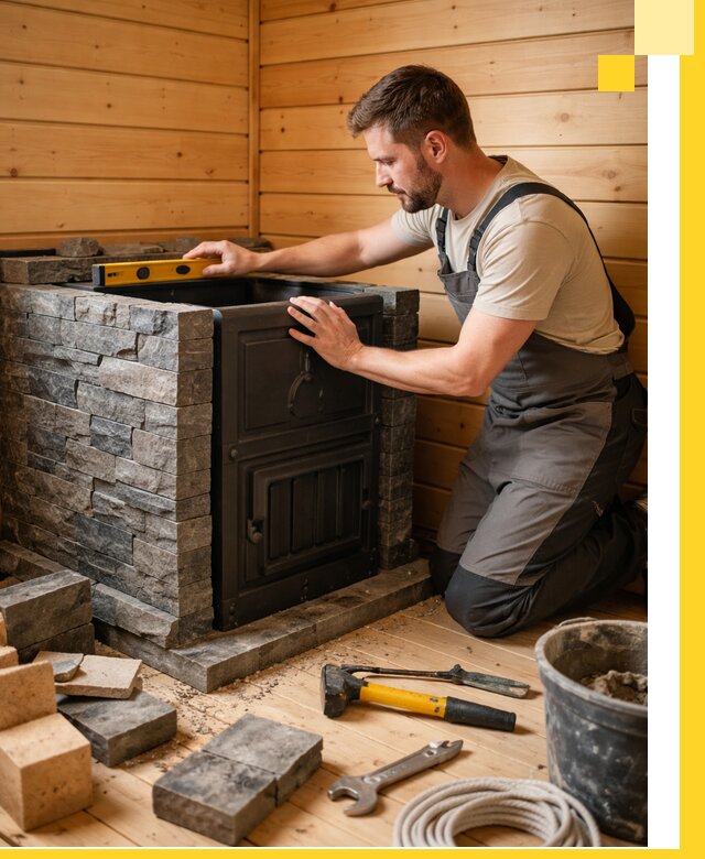 Производство и установка печей для саун под ключ в Назарове