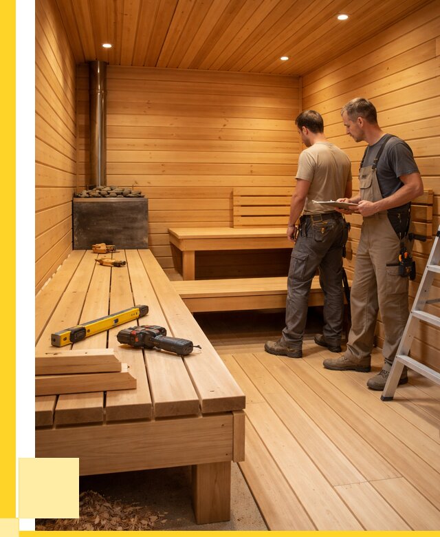 Отделка бань и саун в Назарове по цене от 4625 р. | ЭриданНрв