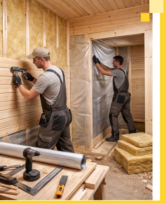 Бани под ключ в Назарове с проектом и полным монтажом