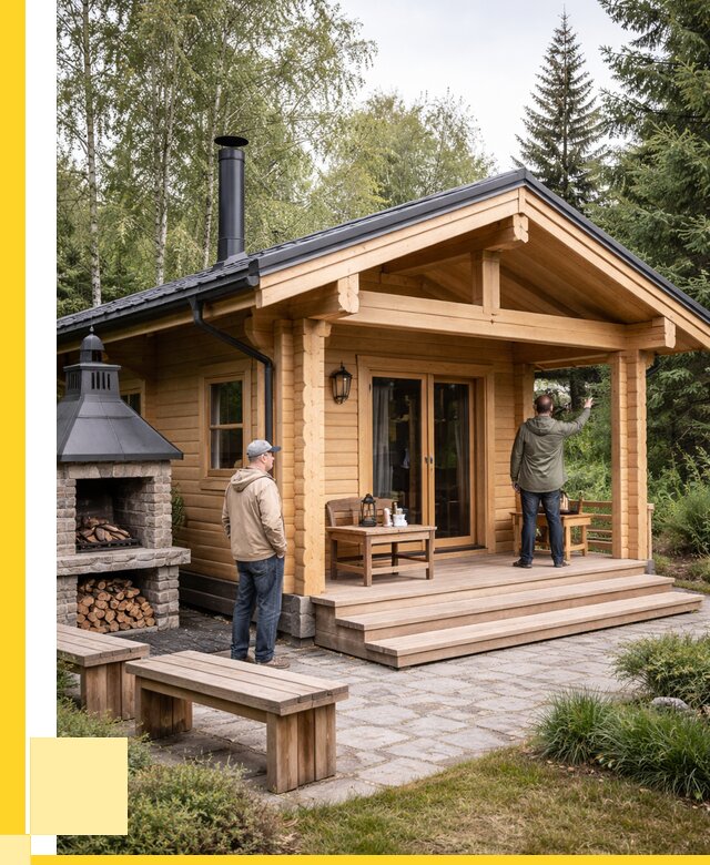 Деревянные бани под ключ в Назарове от 462510 р. | ЭриданНрв