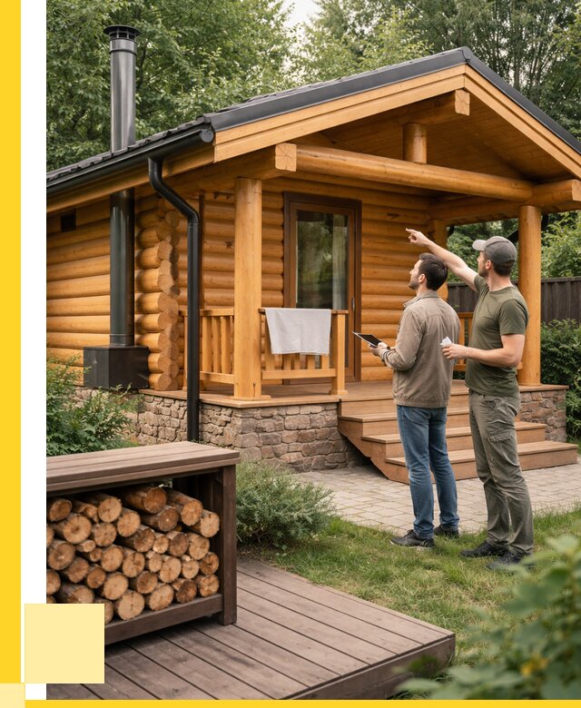 Бани для дачи под ключ в Назарове от 256950 р. | ЭриданНрв