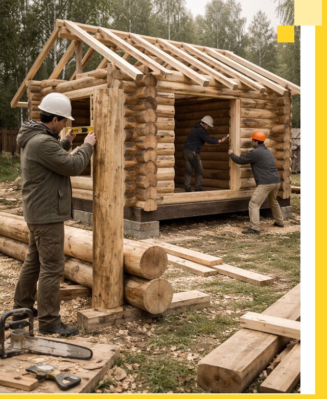 Строительство бань для дачи под ключ в Назарове с доставкой и монтажом