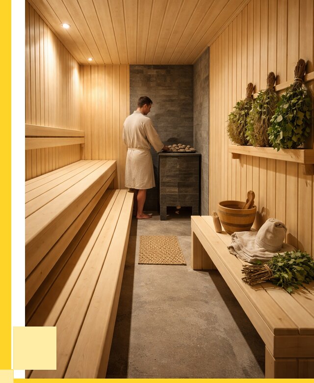 Отделка парной под ключ в Назарове от 359730 р. | ЭриданНрв