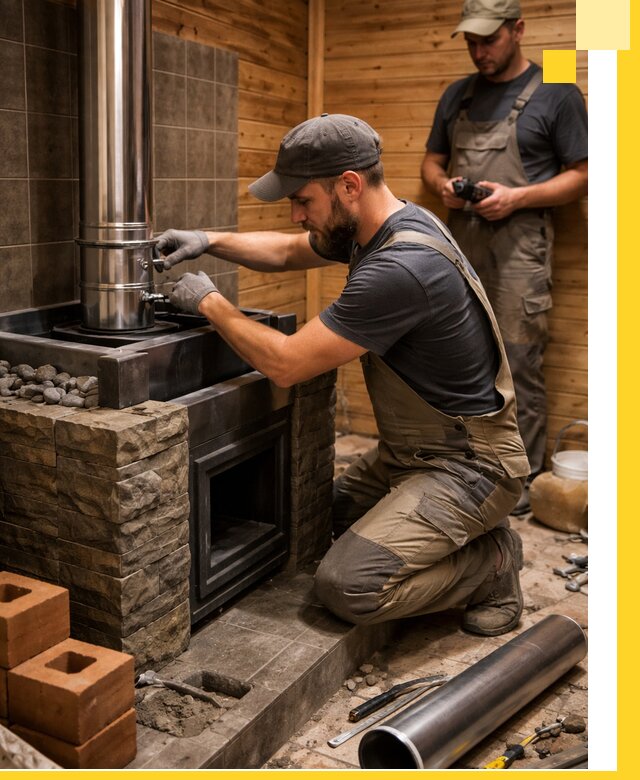 Изготовление и установка банных печей под ключ в Назарове