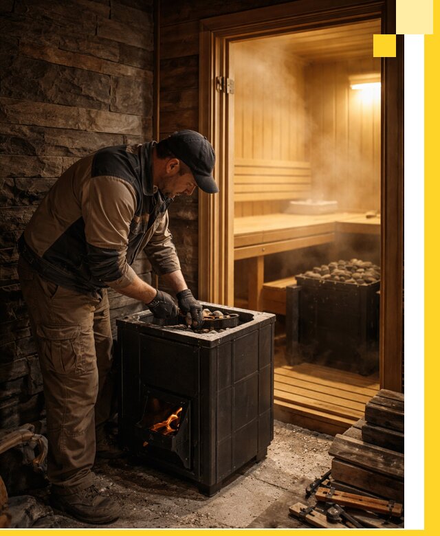 Строительство бани с сауной под ключ в Назарове от проекта до сдачи