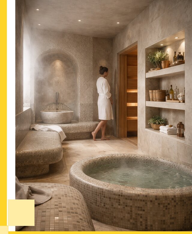 Строительство бани с хамамом в Назарове от 770850 р. | ЭриданНрв