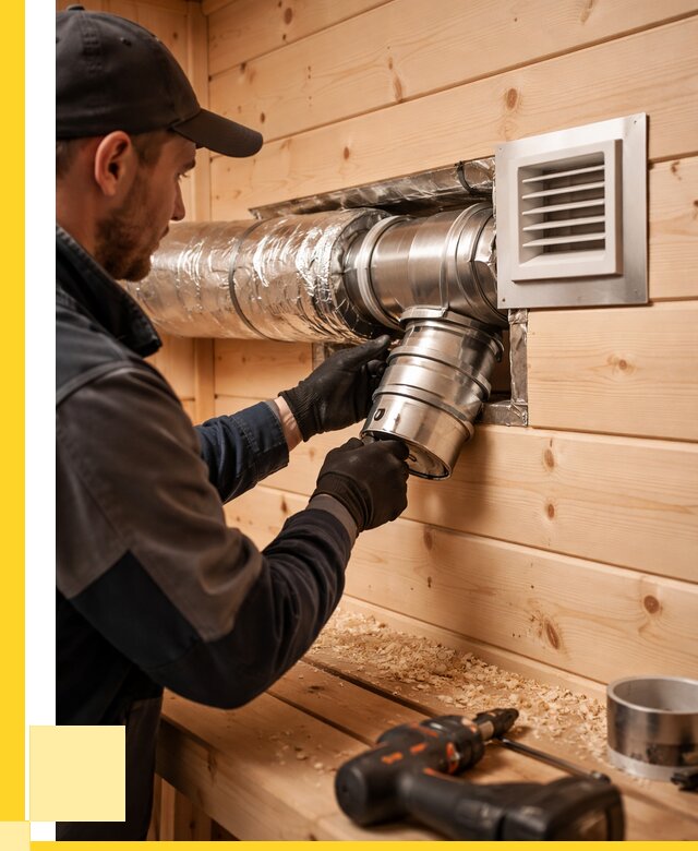 Монтаж вентиляции бани в Назарове от 12334 р. | ЭриданНрв