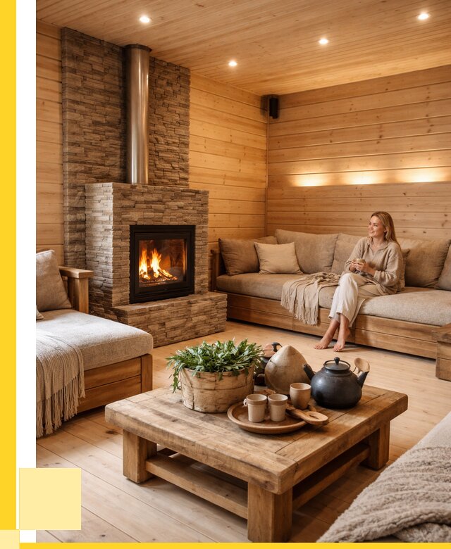 Проект бани с комнатой отдыха в Назарове от 35973 р. | ЭриданНрв