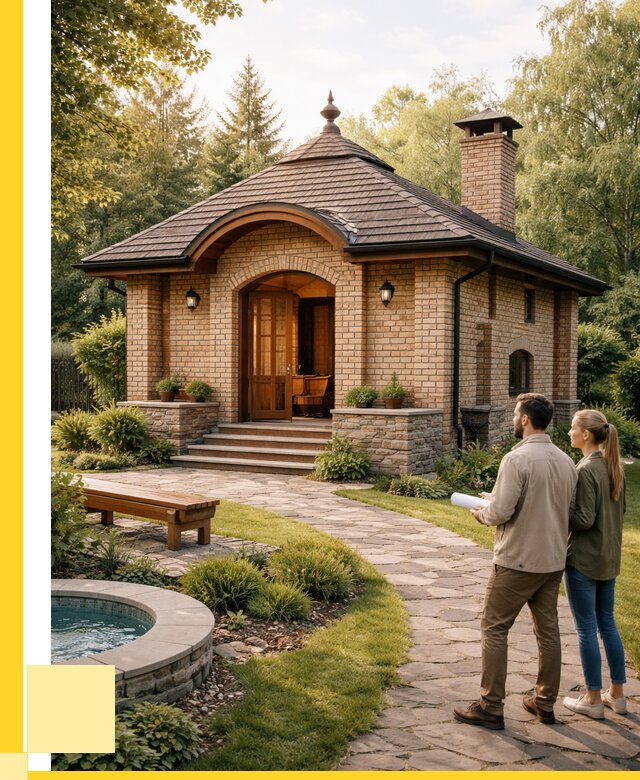 Проект кирпичной бани в Назарове от 30834 р. | ЭриданНрв