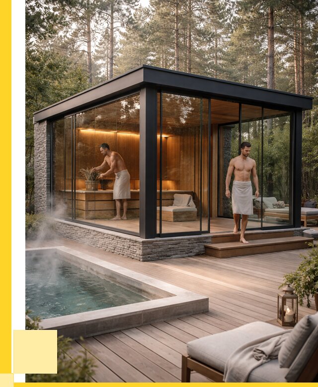 Стеклянные бани и двери в Назарове от 462510 р. | ЭриданНрв