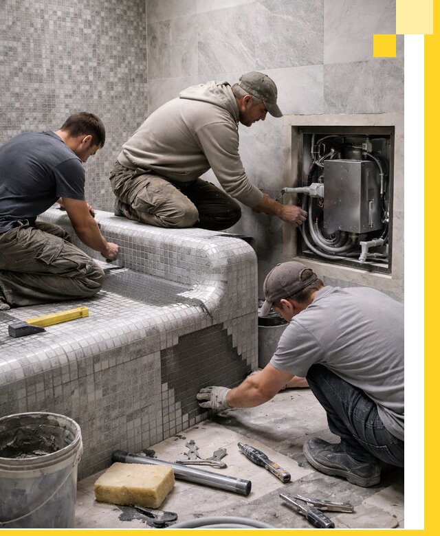 Проекты хамамов под ключ в Назарове и дизайн и строительство