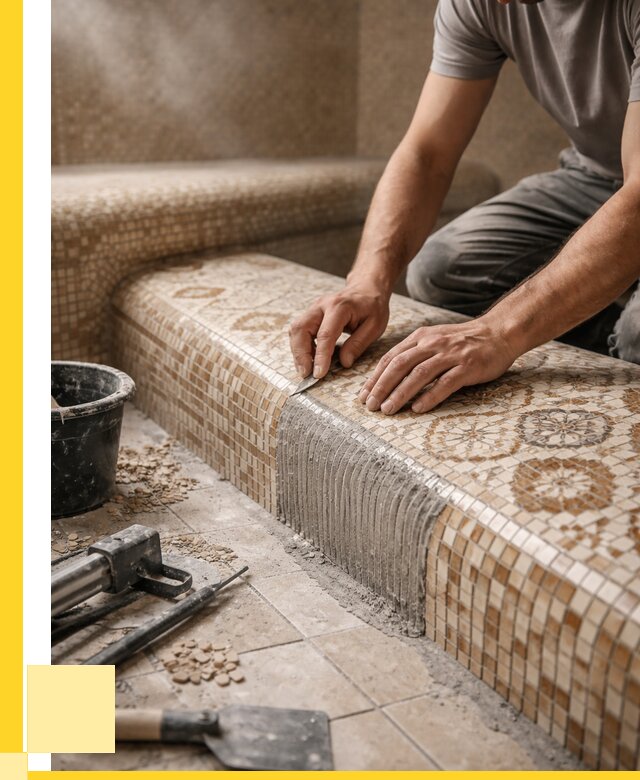 Плитка для хамама под ключ в Назарове от 3597 р. | ЭриданНрв