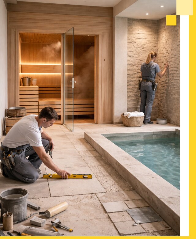 Комплексный дизайн и отделка интерьеров SPA под ключ в Назарове